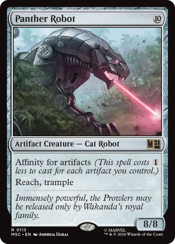 Magic The Gathering | Panther Robot | Secret Lair x Marvel #R 0448 | Rare | NM | EN