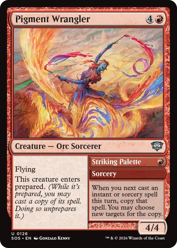 Magic The Gathering | Pigment Wrangler | Shards of Somnia #0126 | Uncommon | NM · FOIL | EN