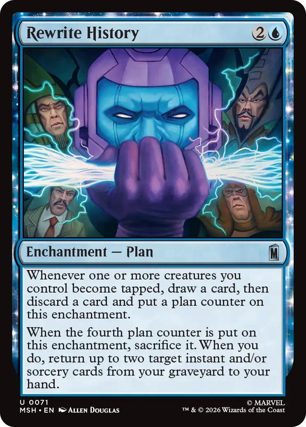 Magic The Gathering | Rewrite History | Marvel Secret Lair #0071 | Mythic | NM · FOIL | EN