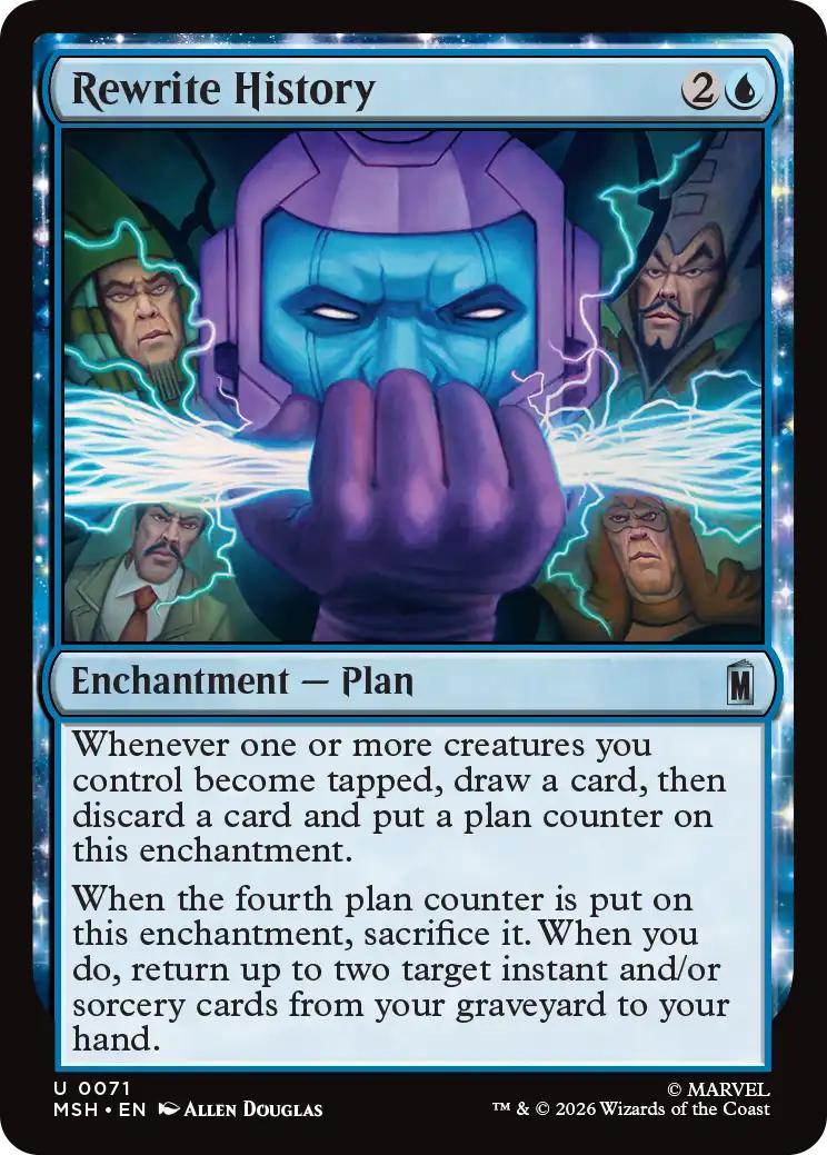 Magic The Gathering | Rewrite History | Marvel Secret Lair #0071 | Uncommon | NM | EN