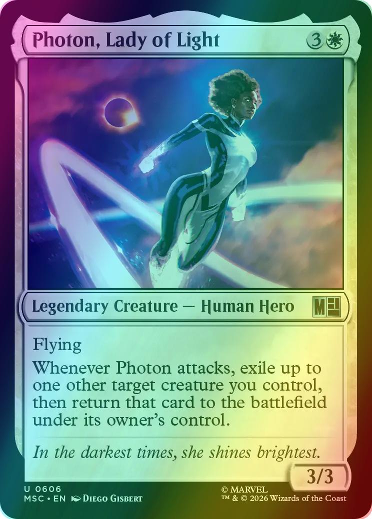 Magic The Gathering | Photon, Lady of Light | unknown #U 0606 | Uncommon | NM · FOIL | EN
