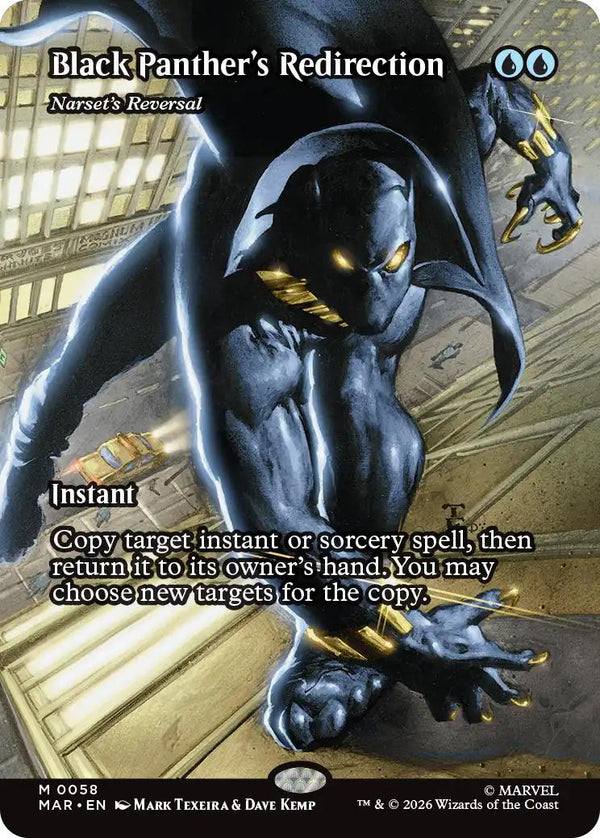 Magic The Gathering | Black Panther's Redirection | unknown #M 0058 | Mythic | NM · FOIL | EN