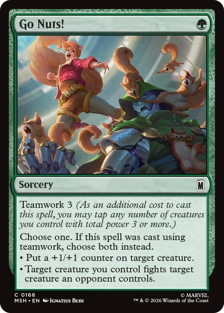 Magic The Gathering | Go Nuts! | Unnamed Marvel Set #016B | Common | NM | EN
