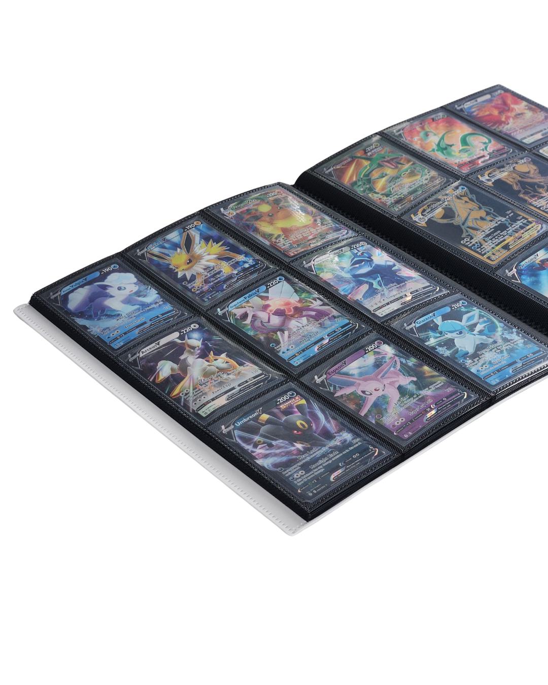 EVORETRO 9 Pocket Card Flex Portfolio | 360 Card Collector Folio Binder