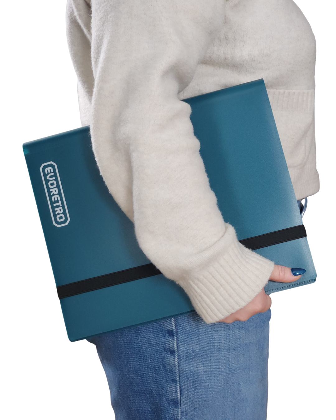 EVORETRO 9 Pocket Card Flex Portfolio | 360 Card Collector Folio Binder