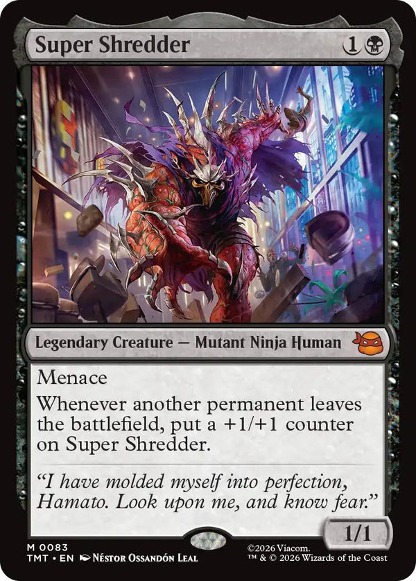 Magic The Gathering | Super Shredder | Teenage Mutant Ninja Turtles #008 | Legendary | NM | EN