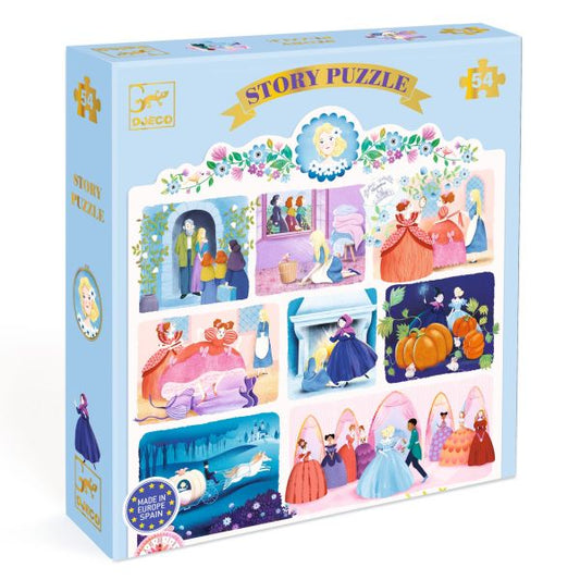 Puzzle histoire / Cendrillon / 54 pcs