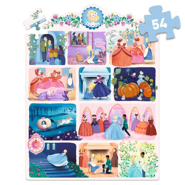 Puzzle histoire / Cendrillon / 54 pcs