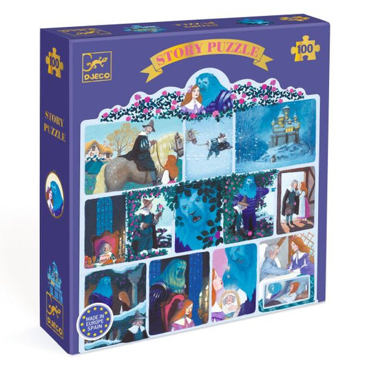 Puzzle histoire / La Belle et la Bête /100 pcs