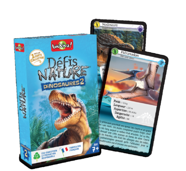 Défis Nature / Dinosaures 2 BLEU (Nouvelle version)