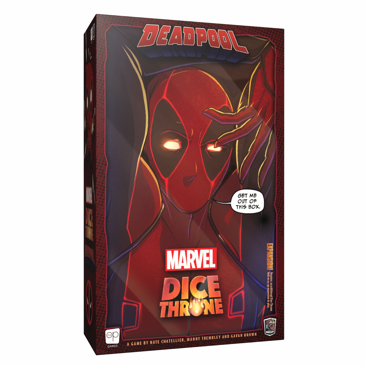 Marvel Dice Throne Deadpool Deluxe Expansion - Boîte de jeu