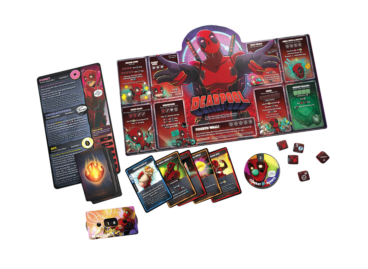 Marvel Dice Throne Deadpool - Setup de joueur