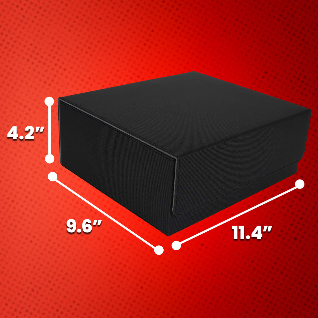EVORETRO Magnetic Card Deck Storage Box - Holds 1800 Cards - vue 3
