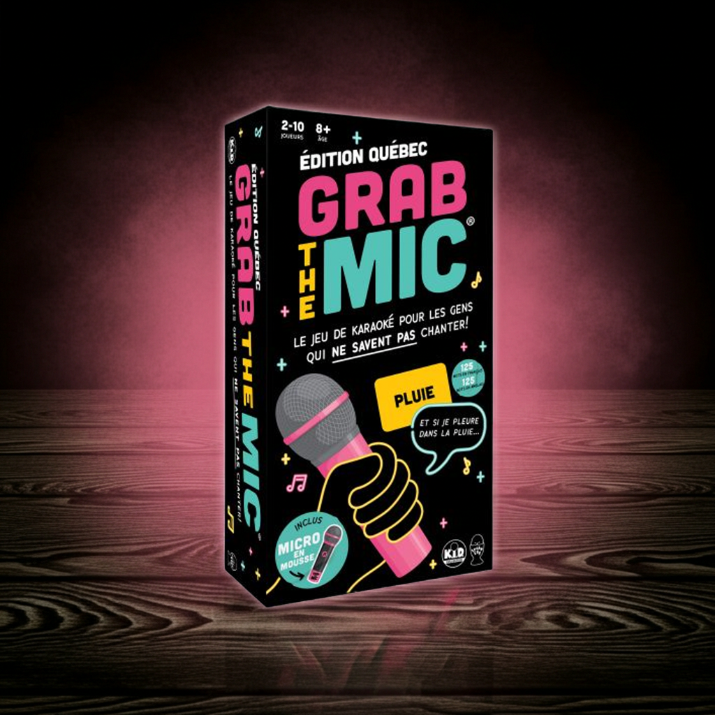 Jeu Grab the Mic - Édition Québec