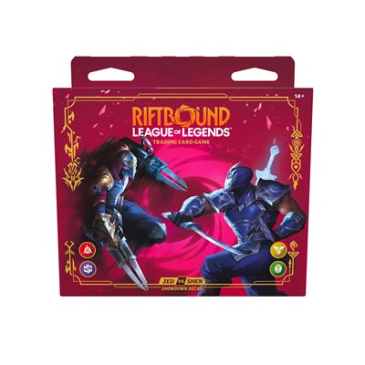Riftbound: LoL TCG - Vendetta · Champion Deck : Zed vs. Shen · EN