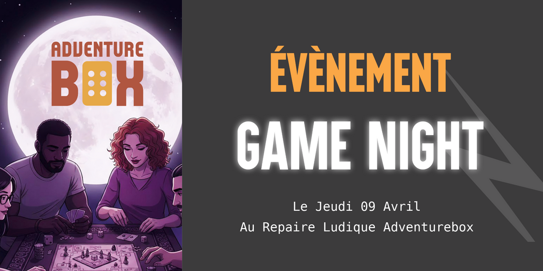 Game Night AdventureBox — 27 Mai | AdventureBox