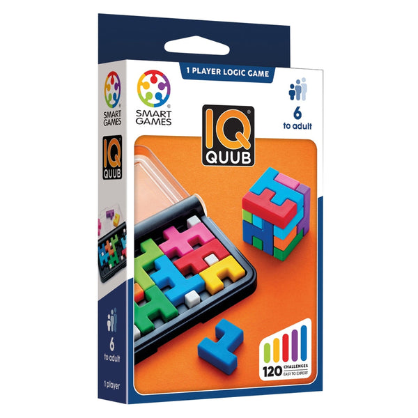 IQ Quub – Casse-tête en 2D et en 3D, 120 défis | SmartGames