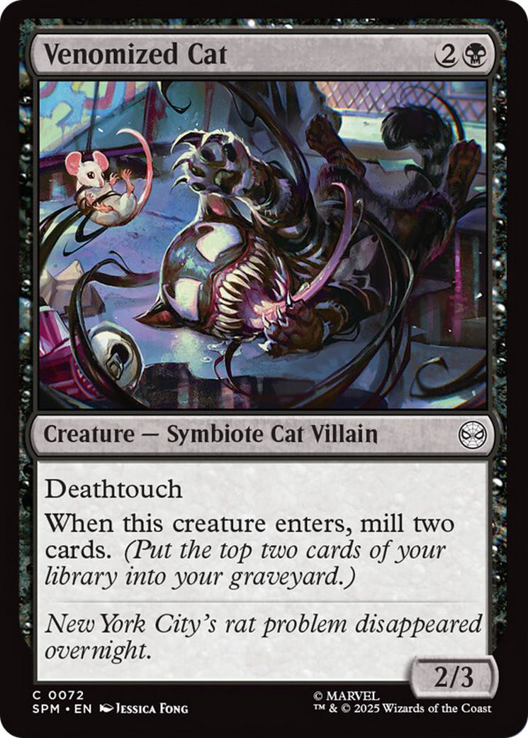 Magic The Gathering | Venomized Cat | Unknown #C-0801 | Common | NM · FOIL | EN