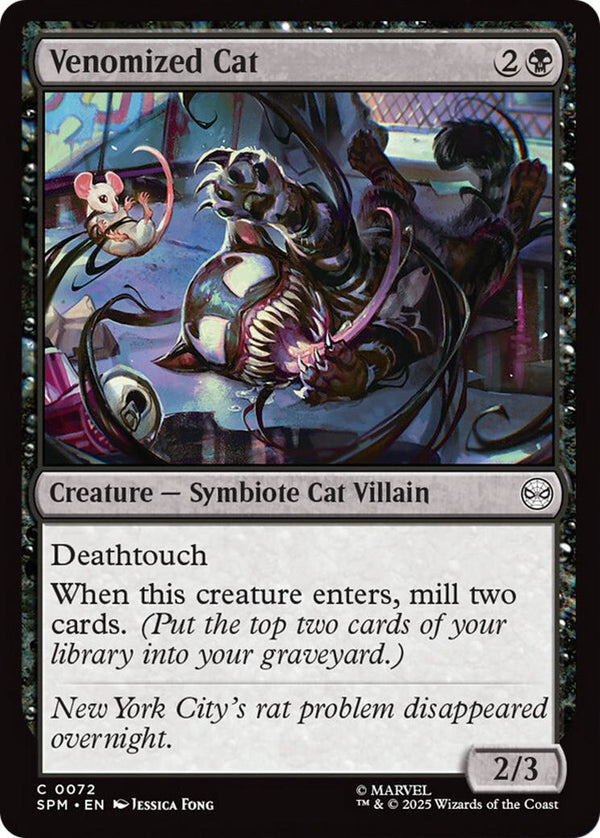 Magic The Gathering | Venomized Cat | Unknown #C-0801 | Common | NM · FOIL | EN