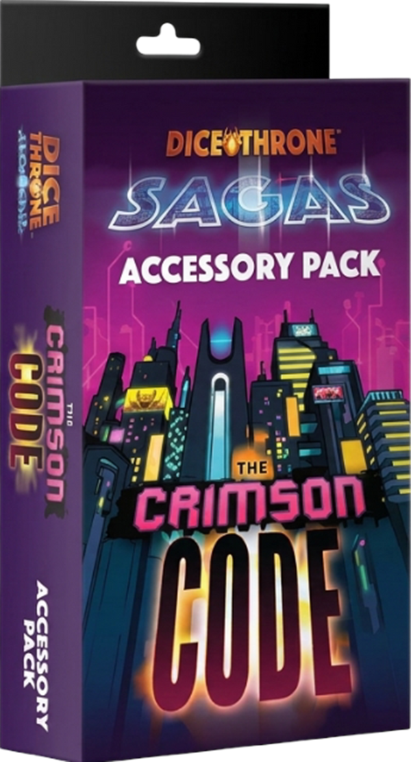 Dice Throne · Accessory Pack Sagas : The Crimson Code (Nexus) [Précommande]
