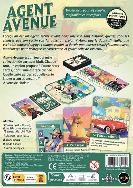 Agent Avenue (fr) - AdventureBox | Jeux de Société
