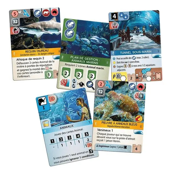 Ark Nova - Ext. Mondes Marins - FR - AdventureBox | Jeux de Société