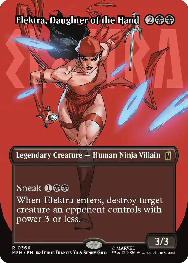 Magic The Gathering | Elektra, Daughter of the Hand | Secret Lair x Marvel #0326 | Mythic | NM · FOIL | EN