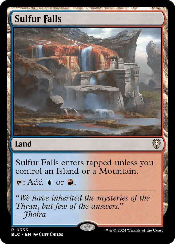Magic The Gathering | Sulfur Falls | Unknown #0496 | Rare | NM | EN