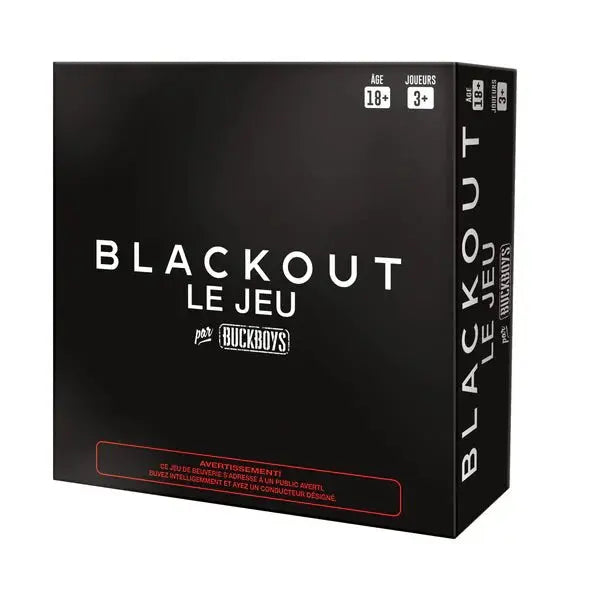 BLACKOUT LE JEU par BUCKBOYS - AdventureBox | Jeux de Société