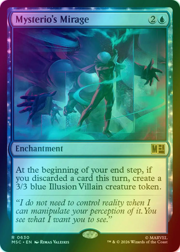 Magic The Gathering | Mysterio's Mirage | Marvel Secret Lair #063/030 | Rare | NM · FOIL | EN