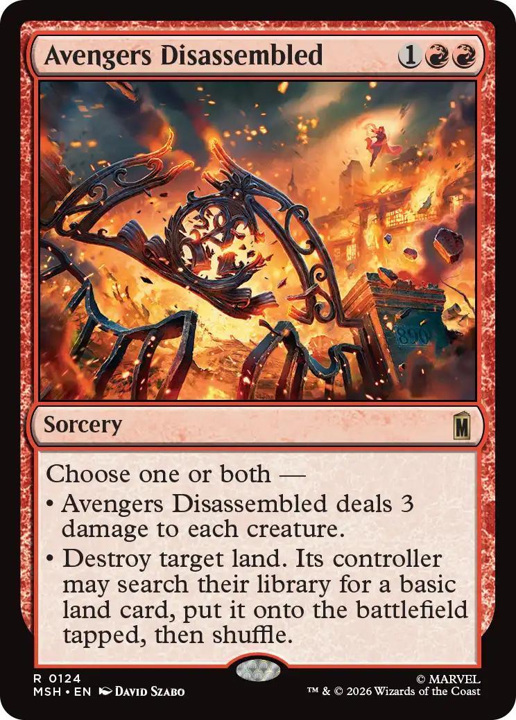 Magic The Gathering | Avengers Disassembled | Secret Lair #R 0302 | Rare | NM · FOIL | EN
