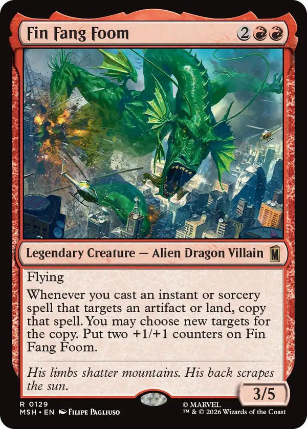 Magic The Gathering | Fin Fang Foom | Marvel #R 0411 | Mythic | NM | EN