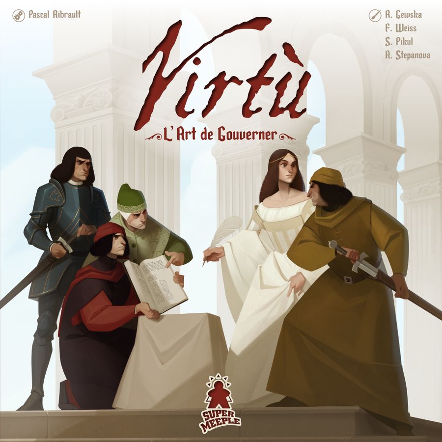 Boîte du jeu de société Virtù - FR - 2-5 joueurs, 60 - 150 min, 14 ans+ | AdventureBox
