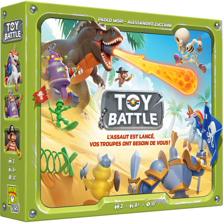 Boîte du jeu de société Toy Battle - FR - 2 joueurs, 15 min, 8 ans+ | AdventureBox