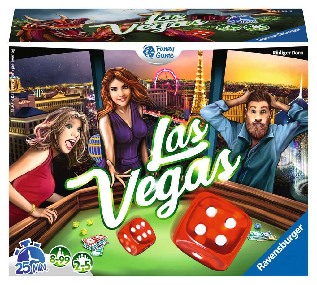 Boîte du jeu de société Las Vegas : Classic - FR - 2-5 joueurs, 25 min, 8 ans+ | AdventureBox