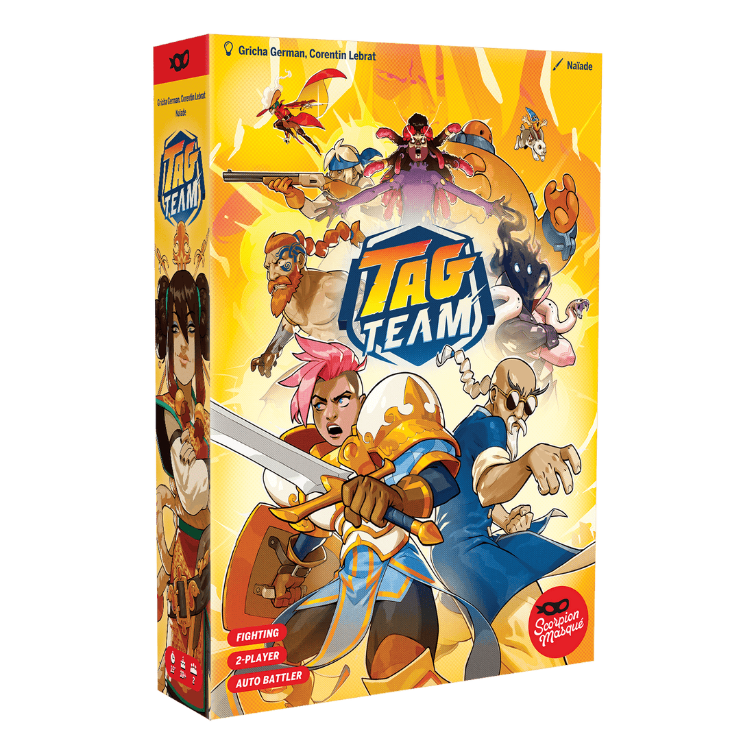 Boîte du jeu de société Tag Team - FR - 2 joueurs, 10 min, 10 ans+ | AdventureBox