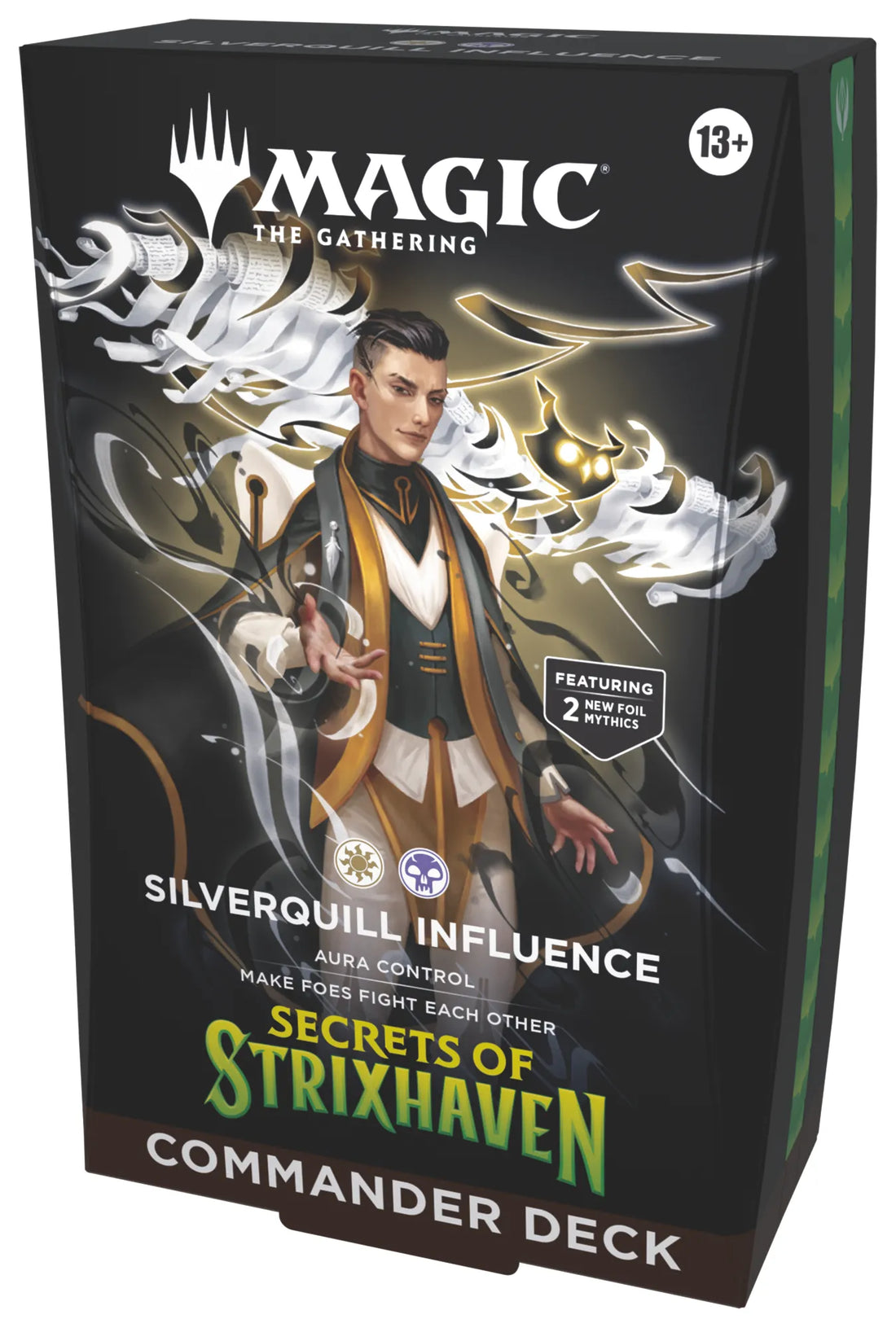 Deck Commander Silverquill Influence de Secrets of Strixhaven (Magic: The Gathering)