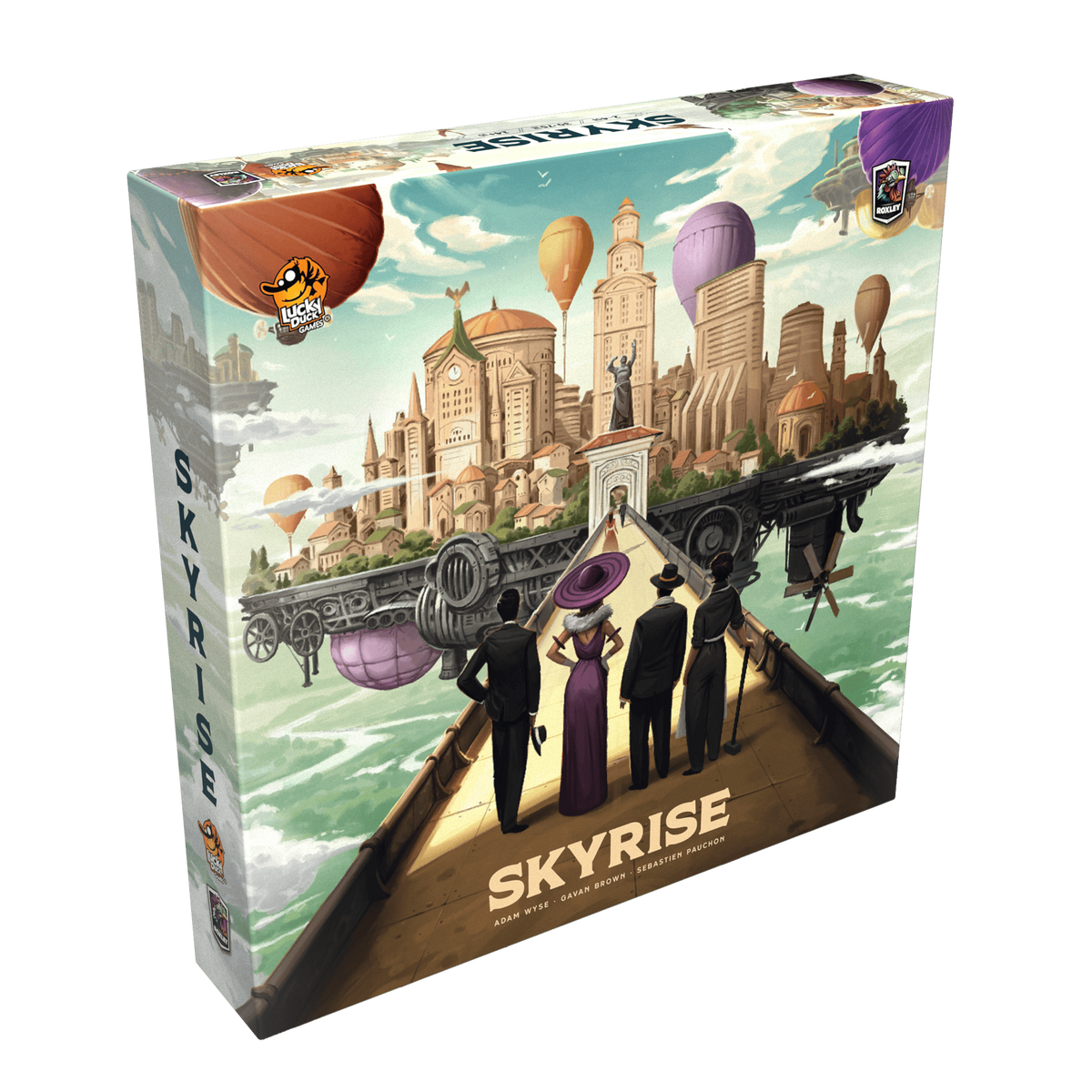 Boîte du jeu de société Skyrise : Édition Essentiel - FR - 2-4 joueurs, 30 - 90 min, 14 ans+ | AdventureBox