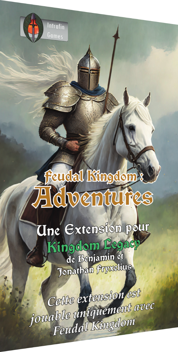 Boîte du jeu de société Kingdom Legacy-extension Aventures (fr) | AdventureBox