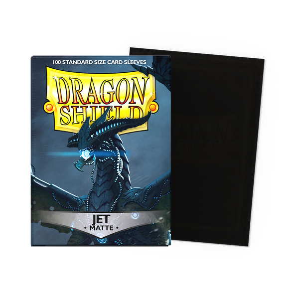 Dragon Shield Sleeves Matte · Jet · 100ct
