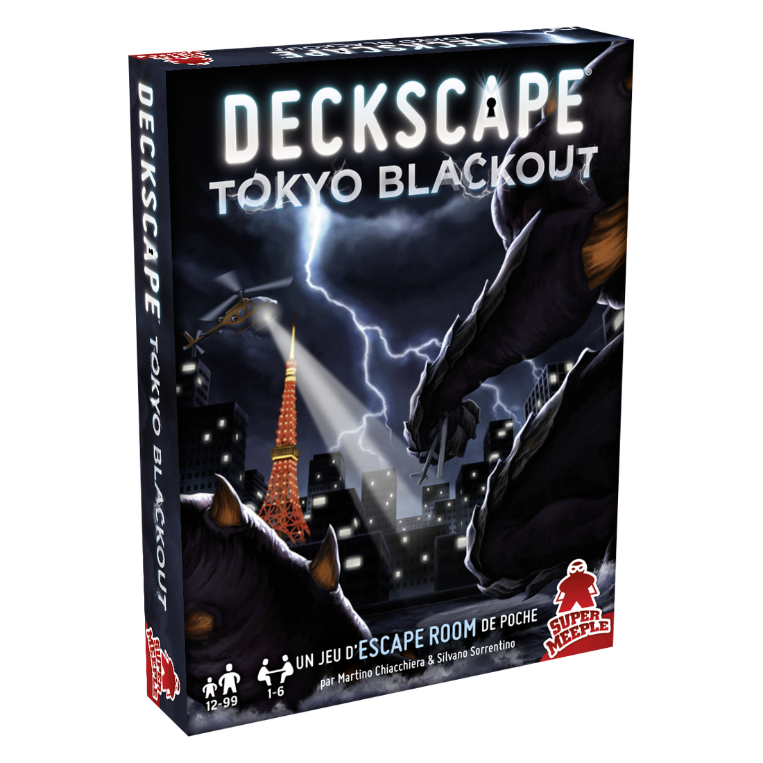 Boîte du jeu de société DECKSCAPE - Tokyo Blackout - FR - 1-6 joueurs, 60 min, 12 ans+ | AdventureBox