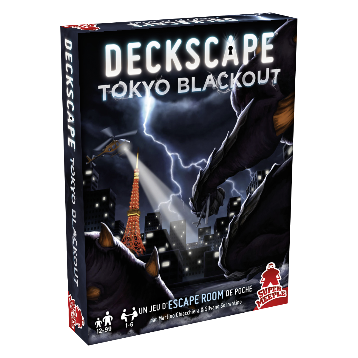 Boîte du jeu de société DECKSCAPE - Tokyo Blackout - FR - 1-6 joueurs, 60 min, 12 ans+ | AdventureBox