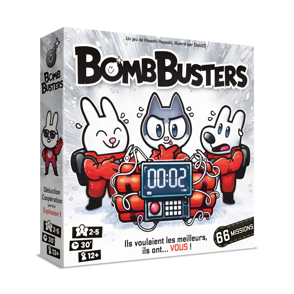 Boîte du jeu de société Bomb Busters - FR - 2-5 joueurs, 30 min, 10 ans+ | AdventureBox