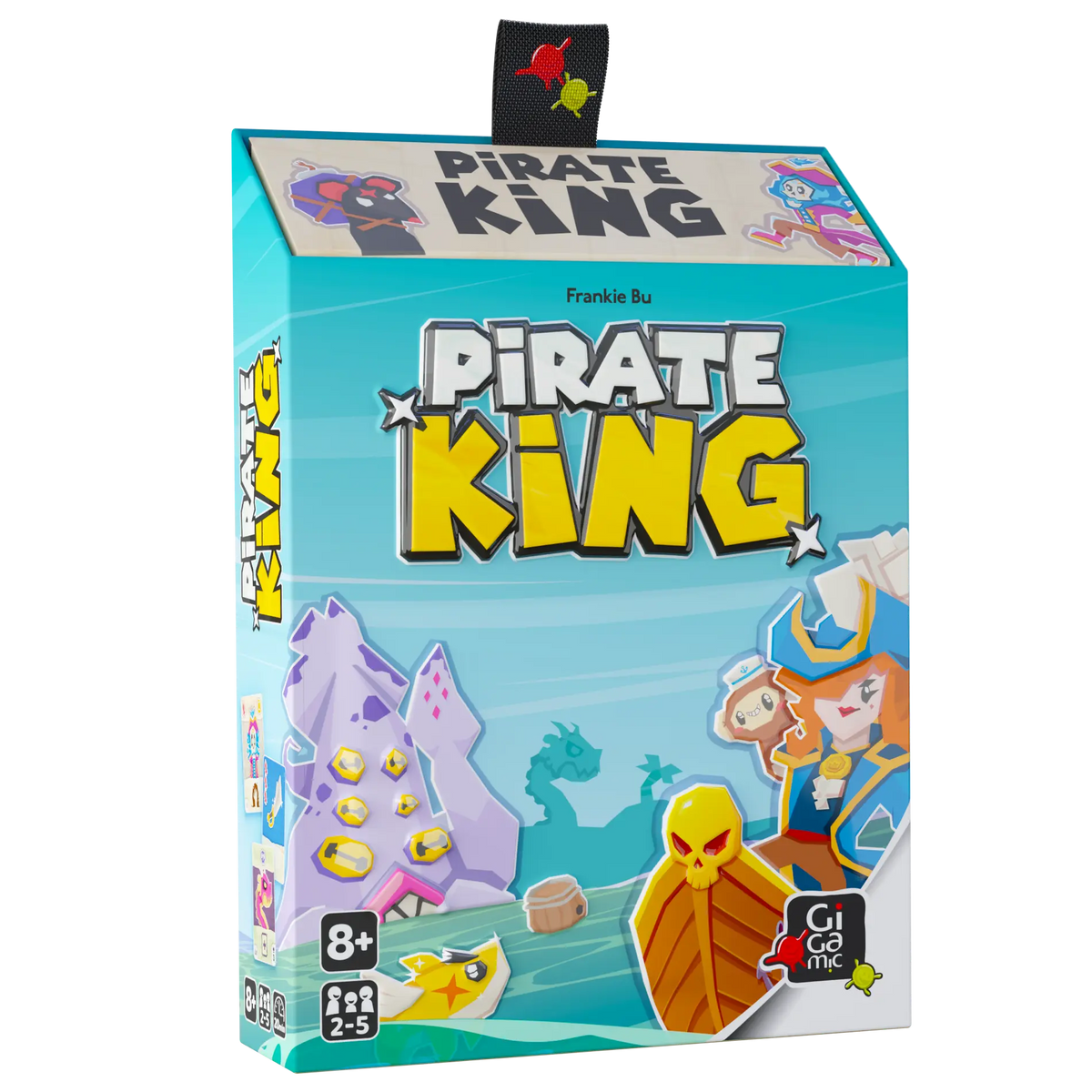 Boîte du jeu de société Pirate King - 2-5 joueurs, 20 min, 8 ans+ | AdventureBox