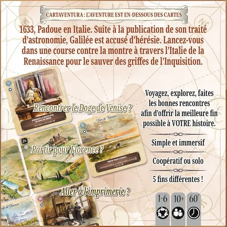Cartaventura - Cosmologia - FR - AdventureBox | Jeux de Société