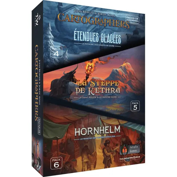 Cartographers - ext. Mappack 2 (fr) - AdventureBox | Jeux de Société