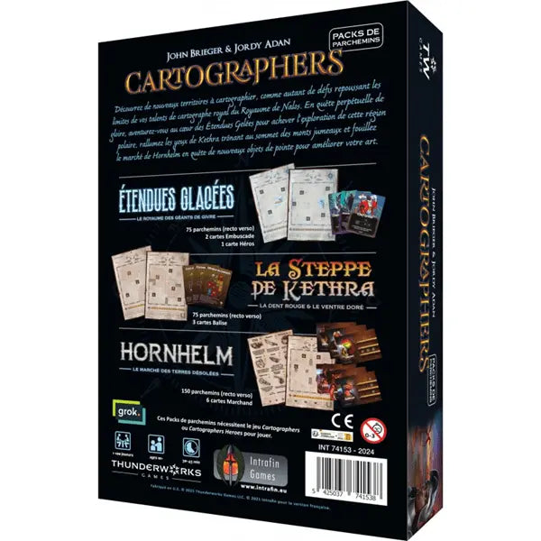 Cartographers - ext. Mappack 2 (fr) - AdventureBox | Jeux de Société