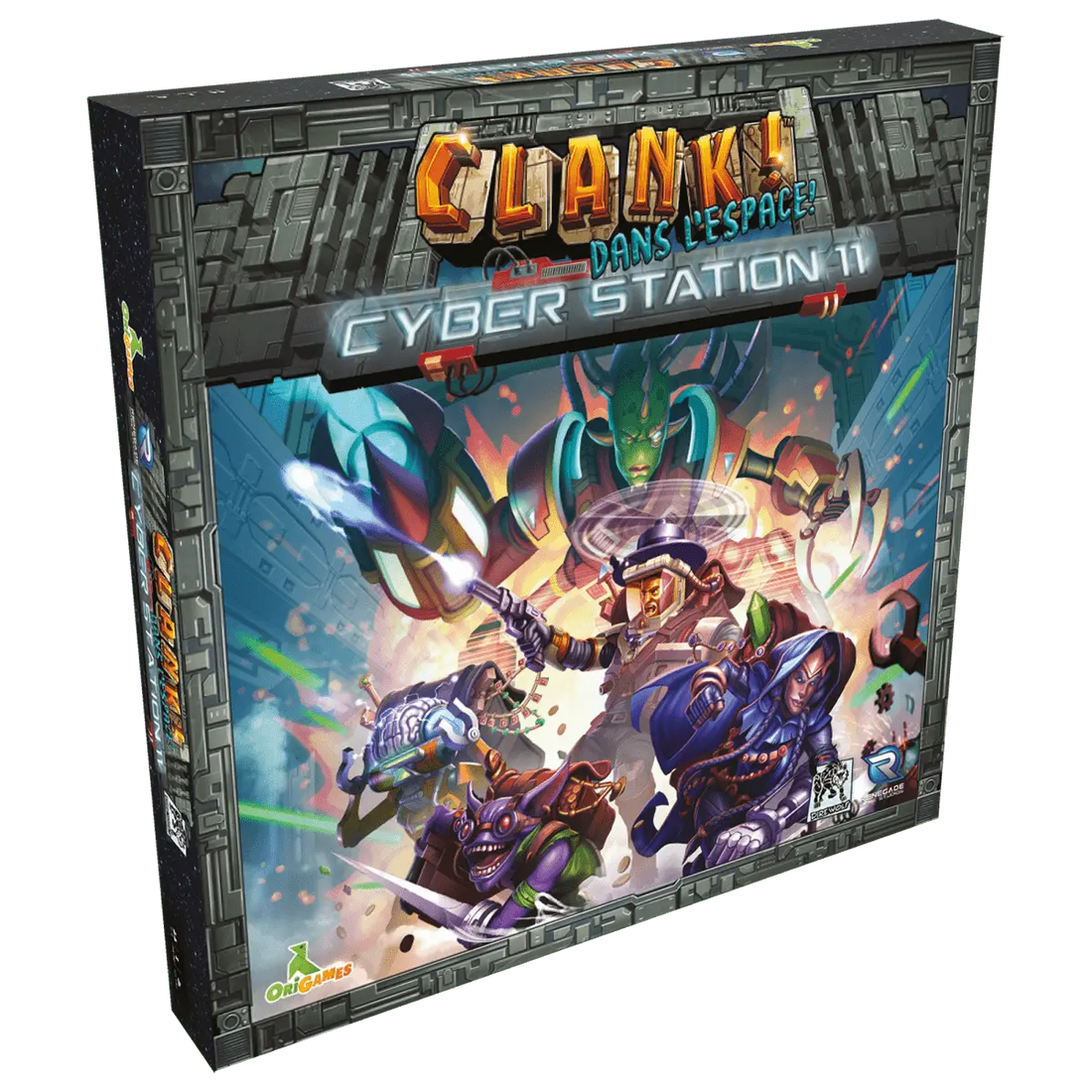 CLANK! Dans l’Espace - Cyber Station 11 - AdventureBox | Jeux de Société