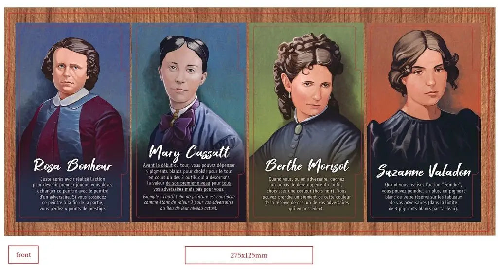 Couleurs de Paris - ext. Femmes Peintres - MLV - AdventureBox | Jeux de Société
