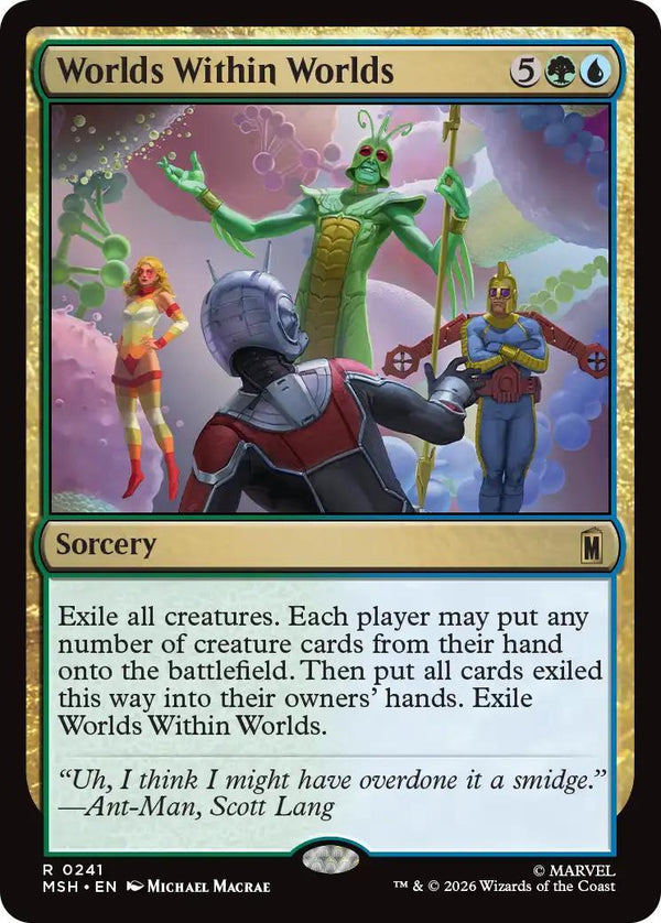 Magic The Gathering | Worlds Within Worlds | Marvel Secret Lair #241 | Rare | NM | EN